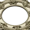 Baroque Round Frame 3D STL for CNC Milling