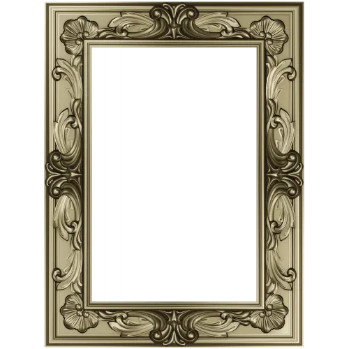 Ornate Acanthus Frame STL for CNC