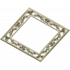 Ornate Floral Square Frame STL