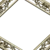 Ornate Floral Square Frame STL