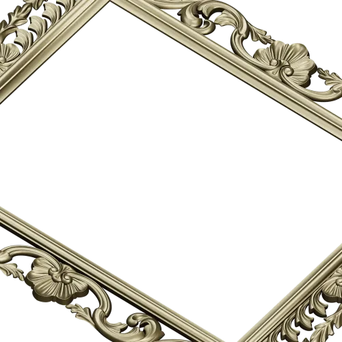 Рамочный багет с листовым орнаментом - STL для ЧПУ