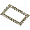 Ornate Rococo Rectangular Frame STL for CNC