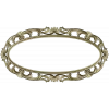 Aurelia Oval Decorative Frame STL for CNC