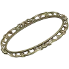 Aurelia Oval Decorative Frame STL for CNC