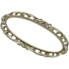 Aurelia Oval Decorative Frame STL for CNC
