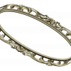 Aurelia Oval Decorative Frame STL for CNC