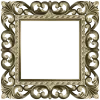 Baroque Square Frame STL for CNC Milling