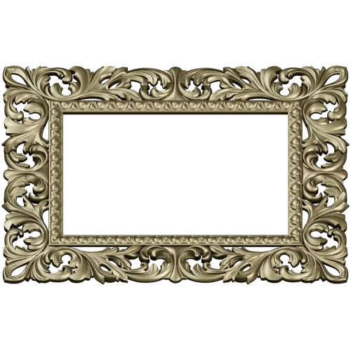 Ornate Acanthus Frame STL for CNC - 3D model for wood carving
