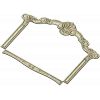 Ornate Shell Crest Frame - STL 3D Model for CNC