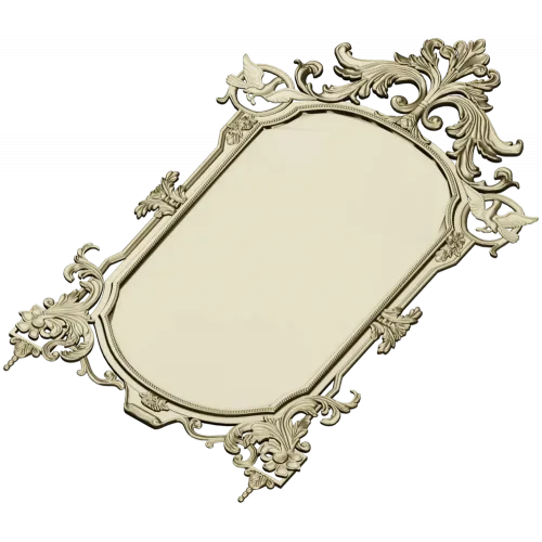 Baroque Ornamental Frame STL for CNC