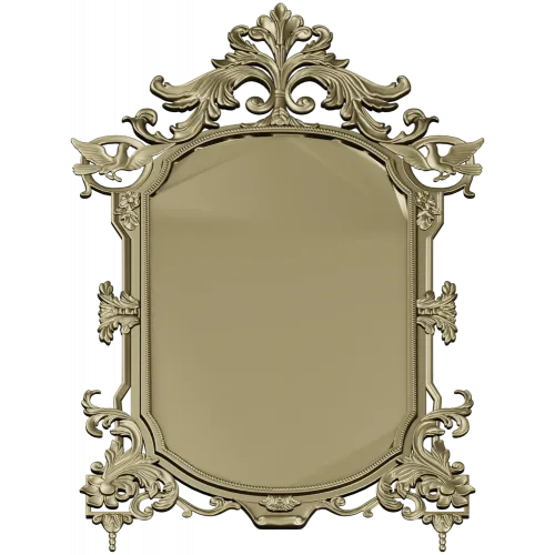 Baroque Ornamental Frame STL for CNC
