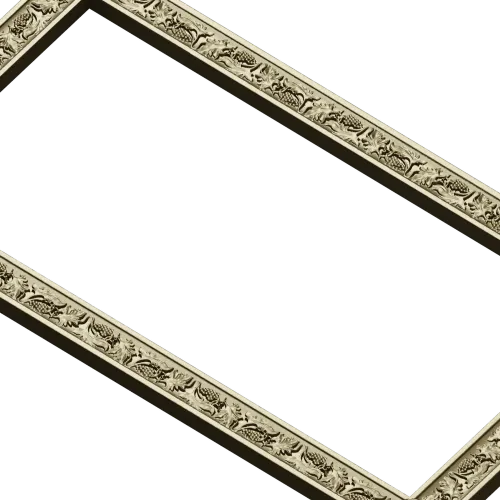 Барочный багет: 3D модель рамки в формате STL для ЧПУ