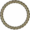 Twisted Rope Round Frame - STL 3D Model for CNC