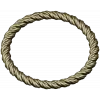 Twisted Rope Round Frame - STL 3D Model for CNC