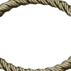 Twisted Rope Round Frame - STL 3D Model for CNC