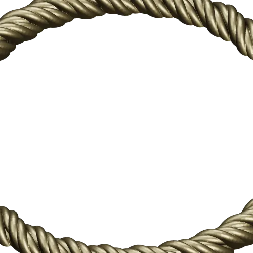Twisted Rope Round Frame - STL 3D Model for CNC