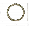 Twisted Rope Round Frame - STL 3D Model for CNC