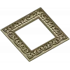 Ornate Square Frame STL for CNC Milling