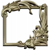 Lily Embrace - decorative frame 3D model STL for CNC