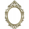 Ornate Oval Rococo Frame STL for CNC