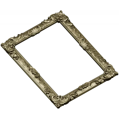 Ornate Baroque Picture Frame STL for CNC