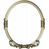 Oval Baroque Rope Frame STL for CNC