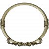 Oval Baroque Rope Frame STL for CNC