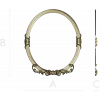 Oval Baroque Rope Frame STL for CNC
