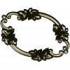 Grapevine Ornamental Oval - STL 3D Model for CNC