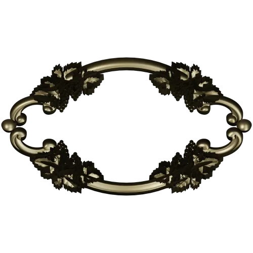 Grapevine Ornamental Oval - STL 3D Model for CNC