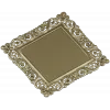 Ornate Baroque Square Frame 3D STL for CNC