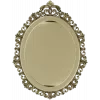 Rococo oval frame stl model for CNC carving