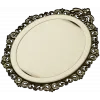 Rococo oval frame stl model for CNC carving