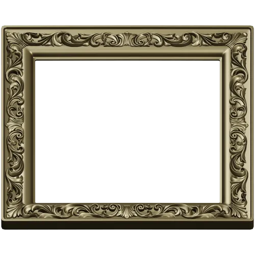Regal Acanthus Square Frame - STL 3D model for CNC milling