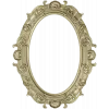 Ornate Oval Frame 3D STL for CNC Milling
