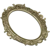 Ornate Oval Frame 3D STL for CNC Milling