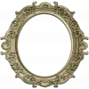 Ornate Oval Frame 3D STL for CNC Milling