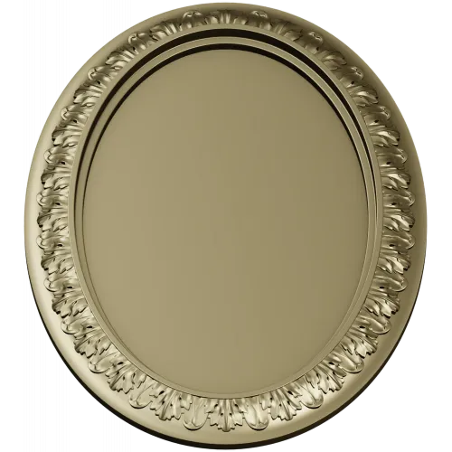 Ornate Oval Frame STL for CNC