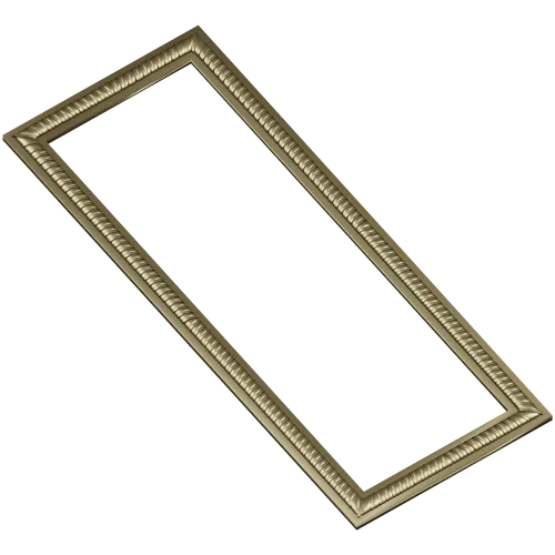 Rectangular Rope-Edge Frame STL for CNC Milling