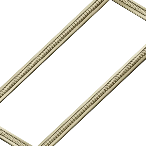 Rectangular Rope-Edge Frame STL for CNC Milling