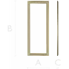Rectangular Rope-Edge Frame STL for CNC Milling
