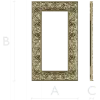 Grapevine Relief Decorative Frame STL for CNC