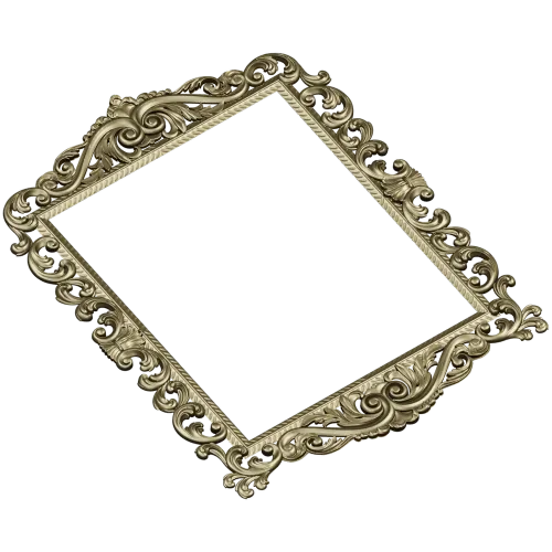 Baroque Acanthus Frame STL for CNC Milling