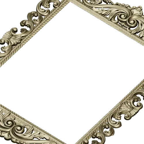 Baroque Acanthus Frame STL for CNC Milling