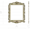 Baroque Acanthus Frame STL for CNC Milling