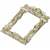Baroque Mermaid Frame STL for CNC
