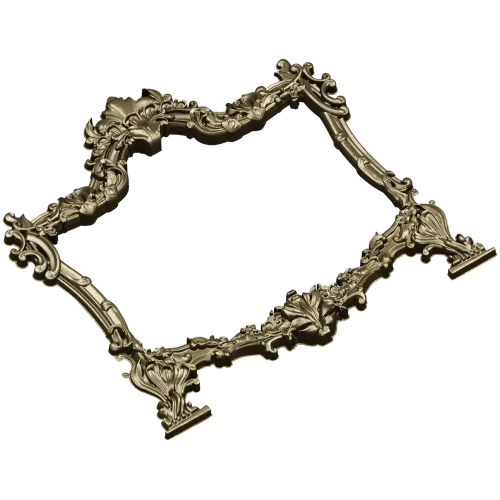 Rococo Shell Frame STL for CNC