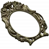 Ornate Rococo Oval Frame STL for CNC