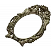 Ornate Rococo Oval Frame STL for CNC