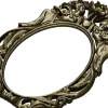 Ornate Rococo Oval Frame STL for CNC